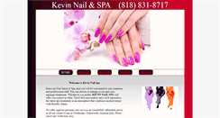 Desktop Screenshot of kevinnailartspa.com